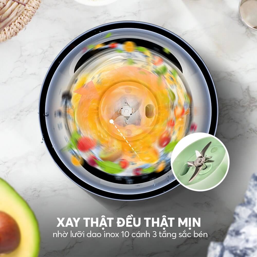 ble3890_profile_07_2 Máy xay sinh tố cầm tay Elmich BLE-3890